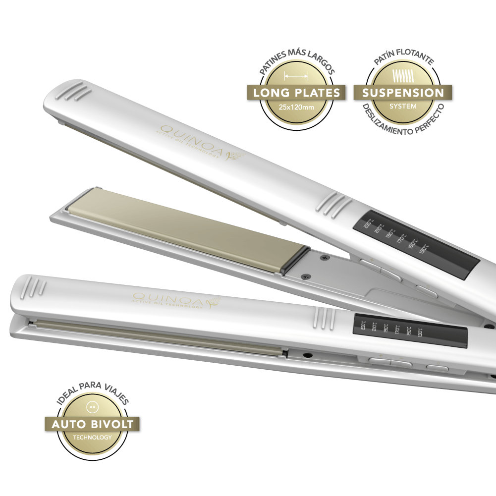 Planchita GAMA Elegance LED Quinoa Active Oil 230°C Display Digital - Imagen 3