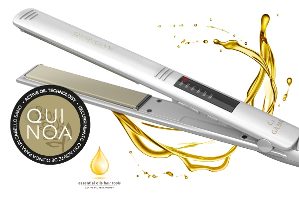 Planchita GAMA Elegance LED Quinoa Active Oil 230°C Display Digital - Imagen 4